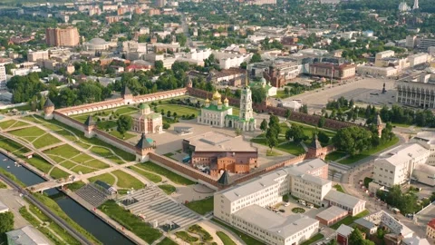 Cityscape of Tula Stock Footage 156297236