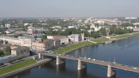 Cityscape of Tver Stock Footage 156190139