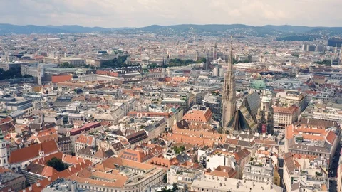 Cityscape of Vienna Stock Footage 113067418