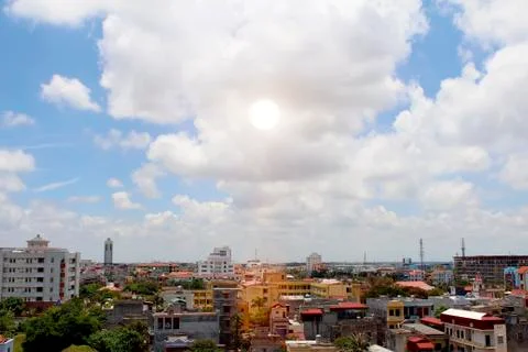 Cityscape view from above Stock Photos