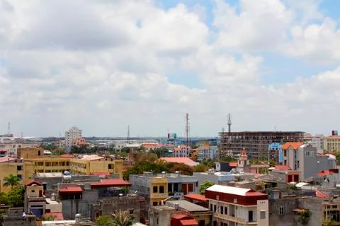 Cityscape view from above Stock Photos