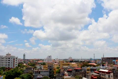 Cityscape view from above Stock Photos