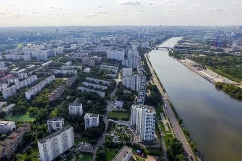 Cityscape view from above Foto stock