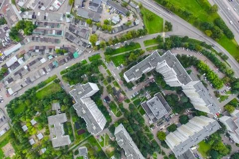 Cityscape view from above Stock Photos
