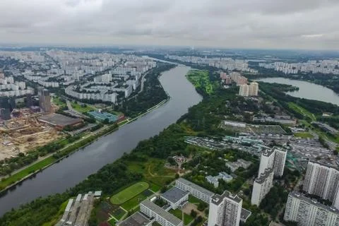 Cityscape view from above Stock Photos