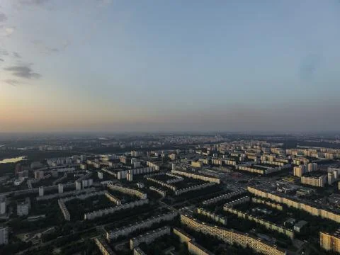 Cityscape view from above Foto stock