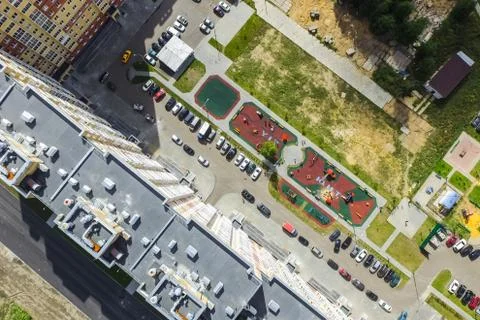 Cityscape view from above Stock Photos