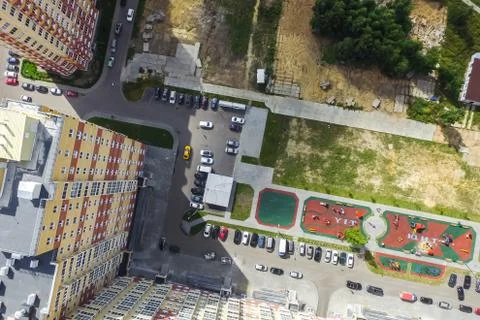 Cityscape view from above Stock Photos