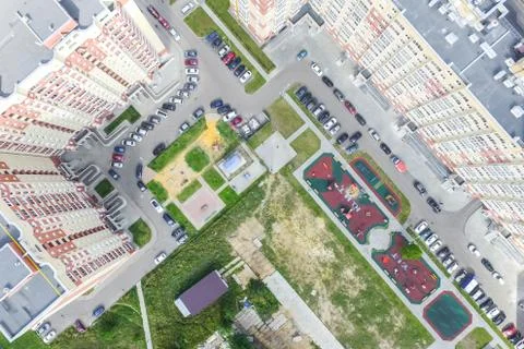 Cityscape view from above Stock Photos