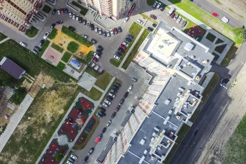 Cityscape view from above Stock Photos