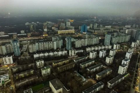 Cityscape view from above Stock Photos