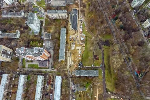 Cityscape view from above Stock Photos