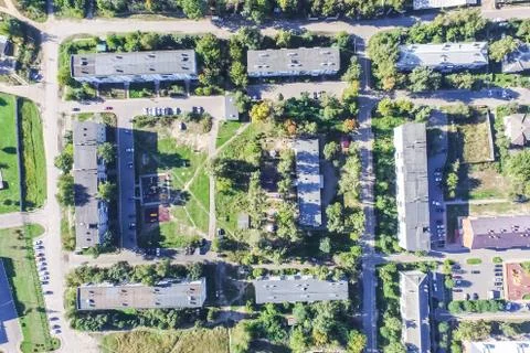 Cityscape view from above Foto stock