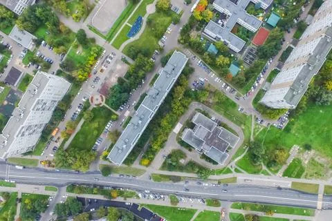 Cityscape view from above Stock Photos