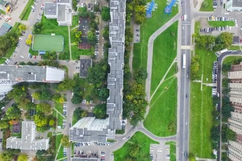 Cityscape view from above Foto stock