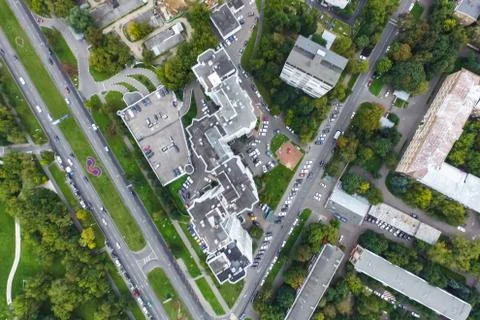 Cityscape view from above Stock Photos
