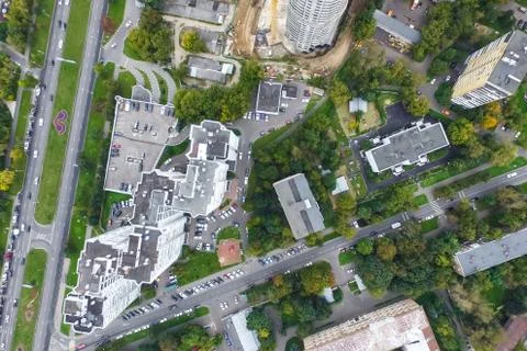 Cityscape view from above Stock Photos