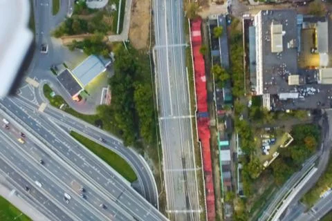 Cityscape view from above Foto stock