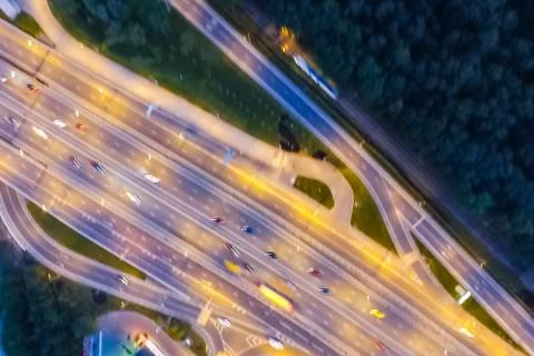 Cityscape view from above Foto stock