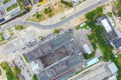 Cityscape view from above Foto stock