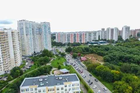 Cityscape view from above Foto stock