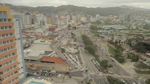 Cityscape View Of Florianópolis Timelapse Stock Footage 90548460