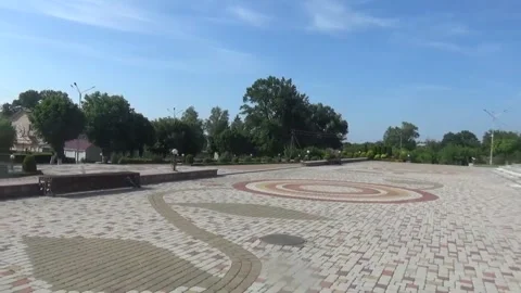 Cityscape, view from right to left in a circle Stock-Footage 313035050