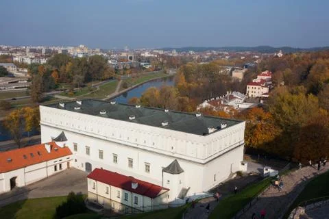 Cityscape of Vilnius Stock Photos