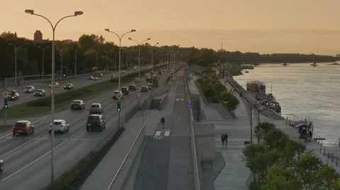Cityscape of Warsaw. Video stock 67975983