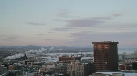 Cityscape in Winter 動画素材 20612716