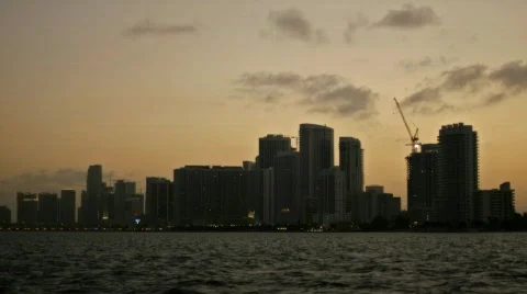 CityscapePan2Sunrise 스톡 동영상 400796