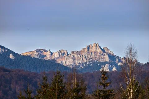 Ciucas mountain peaks Stock Photos