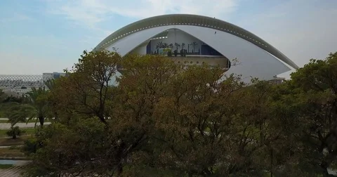 Ciudad de las Artes y las Ciencias Stock Footage 73896896