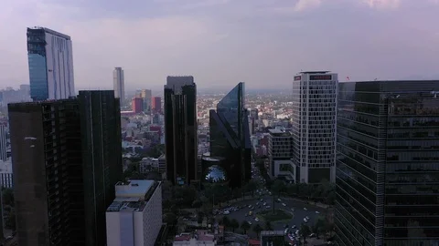Ciudad de Mexico Panoramica Edificios Centro 6 Stock Footage 106176488