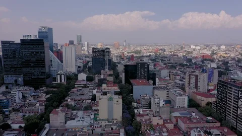 Ciudad de Mexico Panoramica Edificios Centro 7 Stock Footage 106176572
