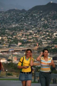  Ciudad de Monterrey vista desde el cerro del Obispado.*Monterrey city see... Stock Photos