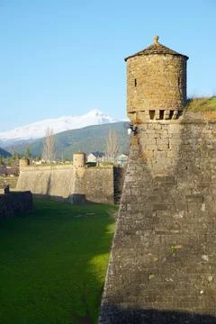 Ciudadela Castle view Stock Photos