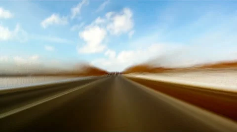 Ciuntry road loop 1 Stock Footage 7540092