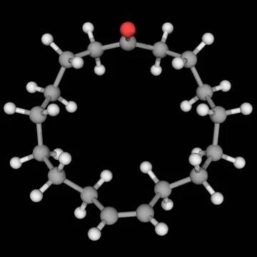Civetone molecule Stock Illustration