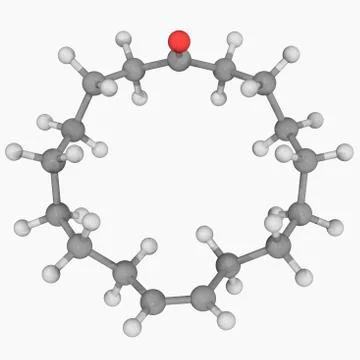 Civetone molecule Stock Illustration