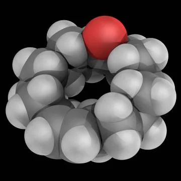 Civetone molecule Stock Illustration