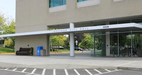 The Civic Center in Gresham, Oregon Stock-Fotos