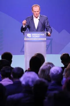 Civic Platform party program congress on energy, environmental protection and cl Stock Photos