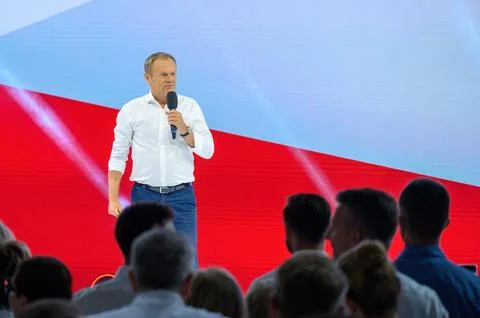 Civic Platform party program congress, Tarnow, Poland - 09 Sep 2023 Stockfoto's