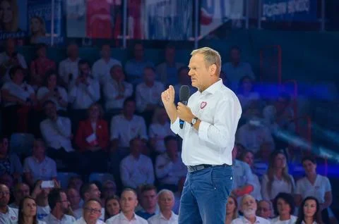 Civic Platform party program congress, Tarnow, Poland - 09 Sep 2023 Stockfoto's