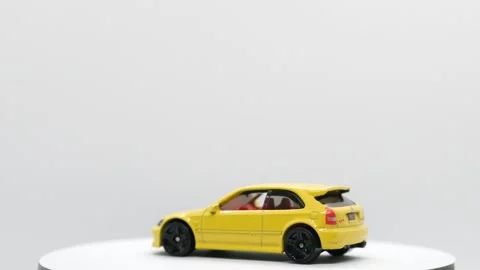 Civic Type R Spinning Stock-Footage 250378210