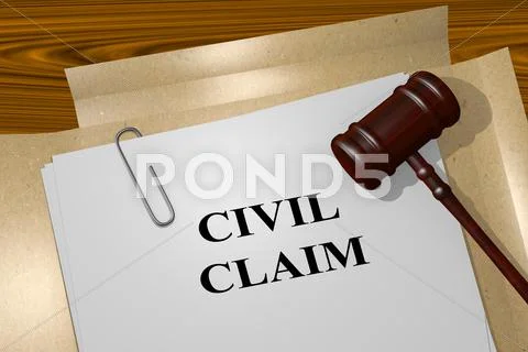 Civil Claim Legal Concept