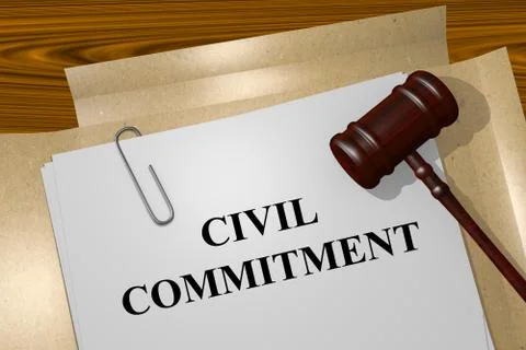 Civil Commitment concept イラスト素材
