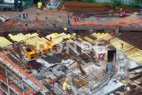 Civil construction site Stock Photos