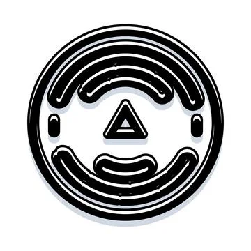 Civil engineer architect building construction worker symbol Stock Illustration